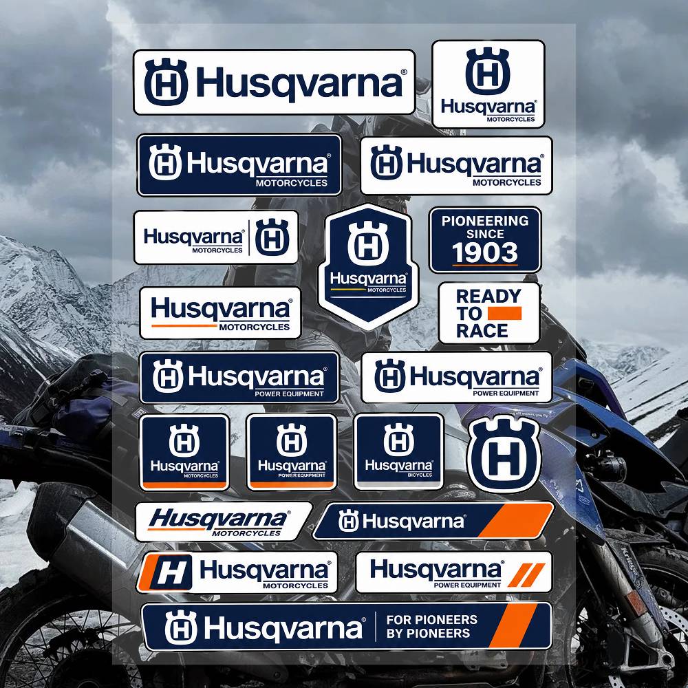 Streetwear Brand Stickers - A-Husq-svasr-na 스트리트웨어 브랜드 스티커 세트 방수
