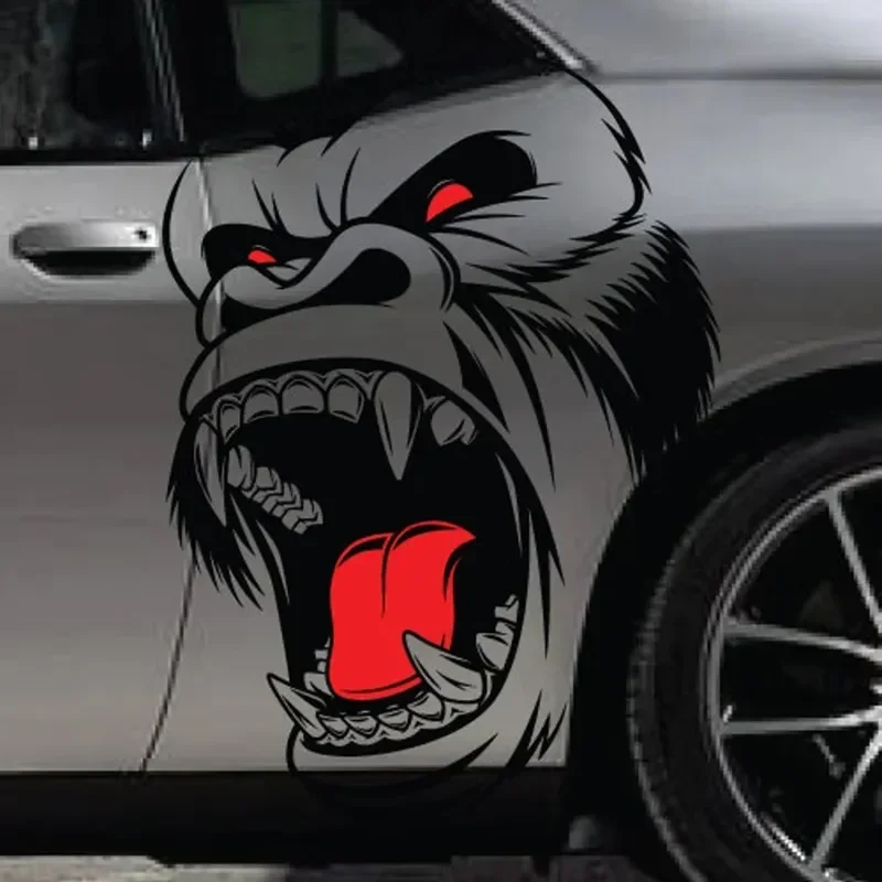 Streetwear Brand Stickers - 고릴라 킹콩 디자인 자동차 스티커 SUV