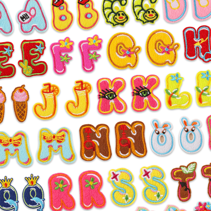 Streetwear Brand Stickers - 26pcs/벌크 세트 편지 패치 동물 꽃