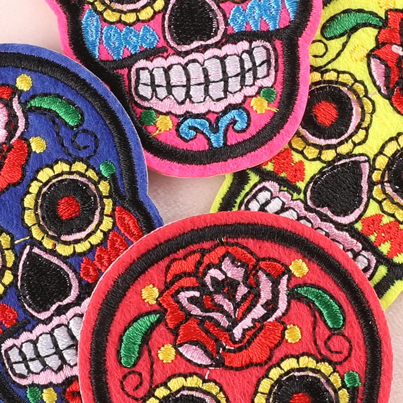 패치 락 Thermocollant 펑크 해골 의류에 대 - Streetwear Brand Stickers 리뷰 및 가격