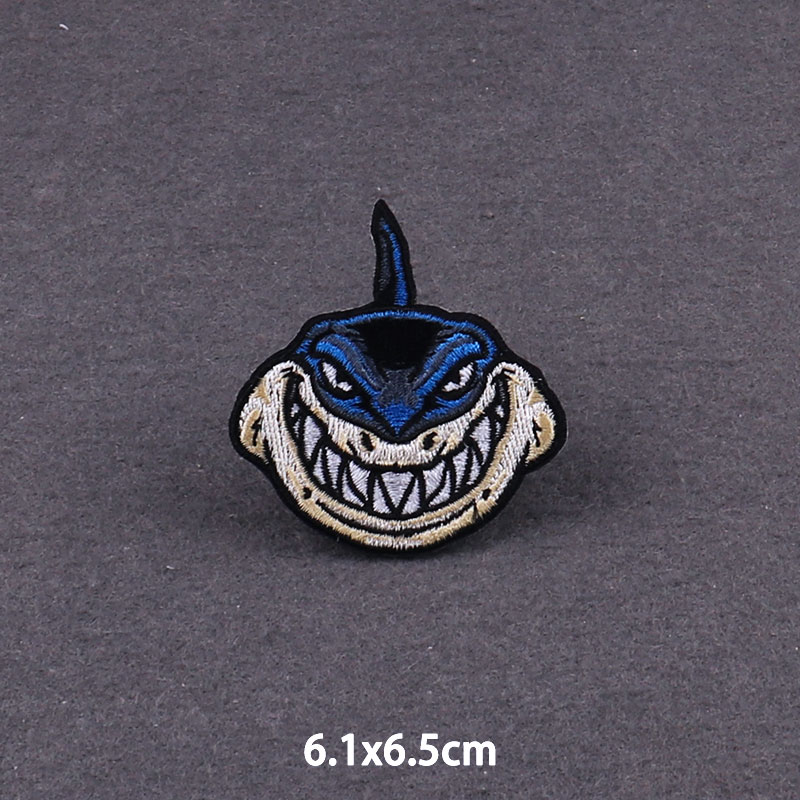 펑크 동물 상어 DIY 의류에 대한 가용성 패치 의류에 - Streetwear Brand Stickers 리뷰 및 가격