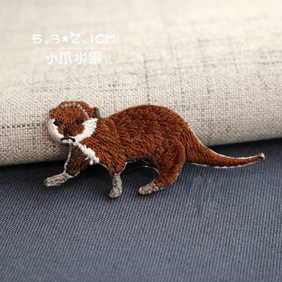 1 Pc 수 놓은 귀여운 희귀 동물 고슴도치 인감 스티 - Streetwear Brand Stickers 리뷰 및 가격