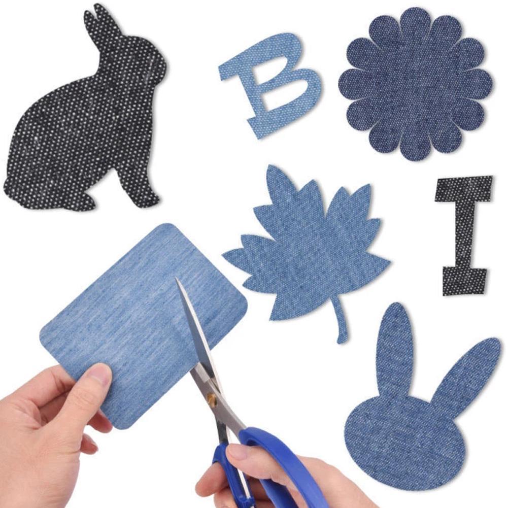 20Pcs 데님 컷 조각 철 패브릭 패치에 DIY 직사 - Streetwear Brand Stickers 리뷰 및 가격